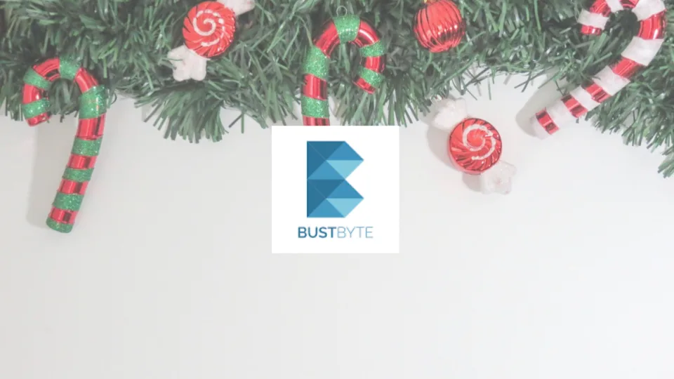 BustByte traff blink med julegavene ved å bruke Glede