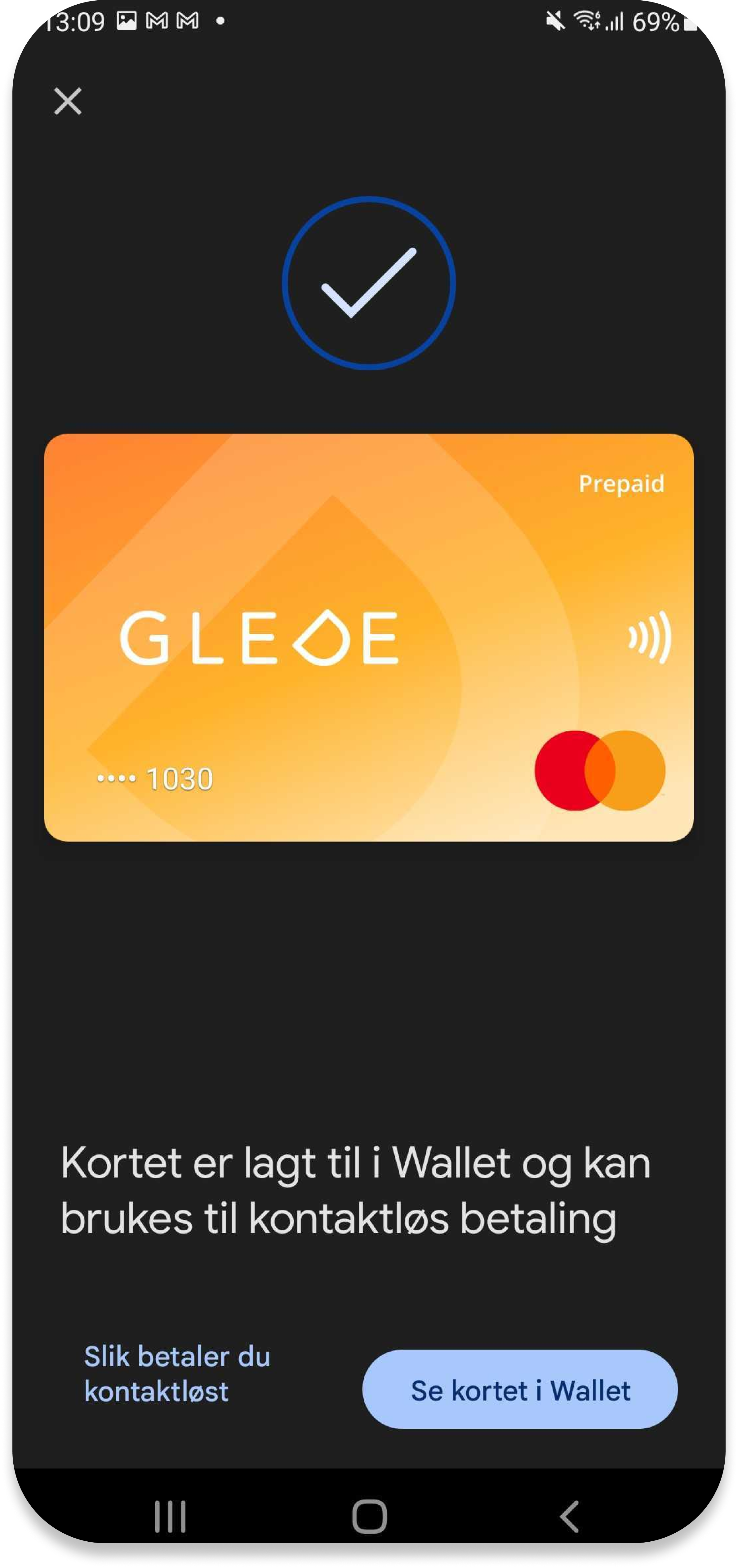 Google Wallet-oppsettsflyt med knappen «Add to Google Wallet»