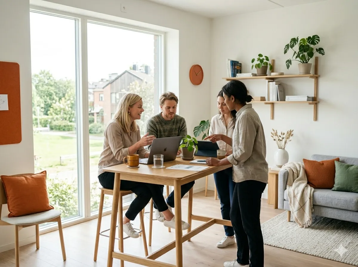 Glede-teamet på kontoret i Oslo